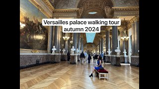 Versailles palace walking tour Part 1 autumn 2024 [upl. by Aihsi]