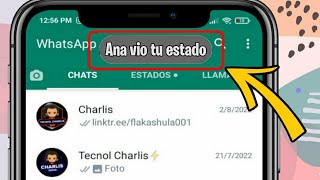 ACTIVAR Notificación de cuando alguien ve tu estado en WhatsApp [upl. by Nathanial]