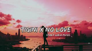 Tigini x No Love Mashup Slowed And Reverb [upl. by Areis]