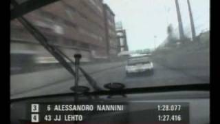 JJ Lehto overtaking Alessandro Nannini at Helsinki ITC 1996 [upl. by Annaoy]