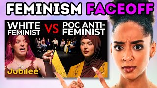 Feminists Vs AntiFeminists Gets UNHINGED [upl. by Nalyt567]