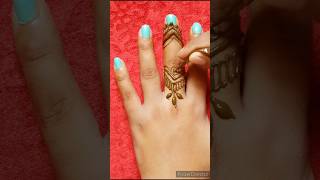 New Latest Stylish Finger Mehndi Design New Back Hand Mehndi Design Simple Easy Mehndi Design [upl. by Tildie]