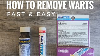 How to Remove Warts Skin Tags Moles FAST 40 Strength Wart Stick [upl. by Brandais]