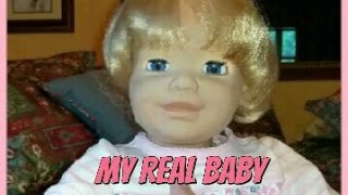 My Real Baby Doll by Hasbro is Here PeekabooTimeout 152 [upl. by Ahsima]