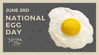 National Egg Day  June 3rd  National Day Calendar [upl. by Nastassia]