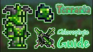 Terraria  Ultimate Chlorophyte Farming Guide [upl. by Lauretta]