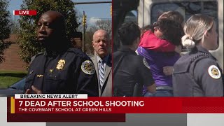 Metro Police holds press conference following shooting at The Covenant School in Nashville [upl. by Iohk]