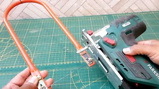 Amazing jigsaw and tricks  How to make SCROLL SAW machine DIY [upl. by Nita]