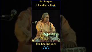 Pt Swapan Chaudhary Ji Tabla Solo 🙏🙏icmtabla instrumental classical music tabla shorts viral [upl. by Lamej]