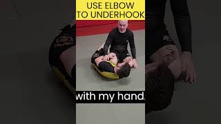 Why You Need To Use Your ELBOW 💪TO UNDERHOOK bjj jiujitsu grappling [upl. by Corell776]