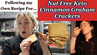 Crispy Almond FreeLow Carb Graham Cracker Recipe Following my old recipe video [upl. by Yromem232]