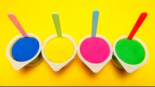 Ice Cream Cups with PlayDough amp Surprise Toys for Toddlers [upl. by Kev115]