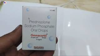 Omnacortil drop  Prednisolone sodium phosphate oral drops  Omnacortil oral drop uses review [upl. by Seuqcaj]