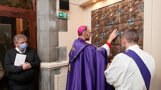 Ashes interred at Ennis cathedral in Irish first [upl. by Orling]