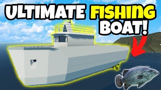 Building The Ultimate Fishing Boat In Stormworks [upl. by Lap527]