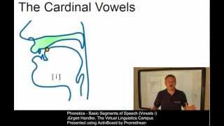 PHO107  Basic Segments of Speech Vowels I [upl. by Butterworth]