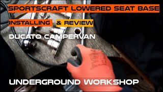 sportscraft lower seat base installing and review [upl. by Eugine]