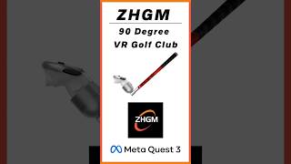 New golf attachment for Meta Quest 3 Full review on my channel vr quest3 metaquest3 vrgolf [upl. by Itsirc]