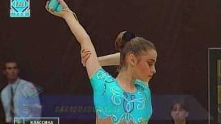 Yulia Barsukova RUS ribbon EC Budapest 1999 AA final [upl. by Winser]