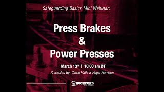 Rockford Systems  Safeguarding Press Brakes and Power Presses [upl. by Tennek]