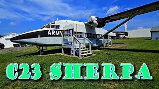 Inside the C23 Sherpa A Military Transport Aircraft Tour [upl. by Ahsekel728]