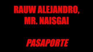 Rauw Alejandro Mr NaisGai  PASAPORTE Letra  Lyric [upl. by Oisacin]