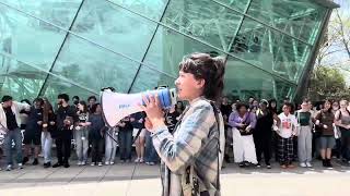 SUNY New Paltz ‘walk out’ for Palestine [upl. by Ainegue]