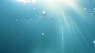 Underwater Footage Of Rising Bubbles  Copyright Free  Stock Video Full HD [upl. by Kinchen]