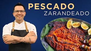 PESCADO ZARANDEADO de la playa a tu casa [upl. by Ternan]