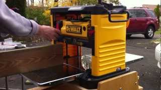 Dewalt Portable Thickness Planer [upl. by Hanforrd]