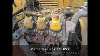 MercedesBenz 175 KVA [upl. by Aerbua]