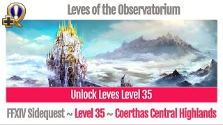 FFXIV Unlock Leves of the Observatorium Level 35  A Realm Reborn [upl. by Hassadah]