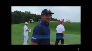 Part of Brysons DeChambeau BRILLIANT Viral VIDEO With Donald Trump [upl. by Engelhart]