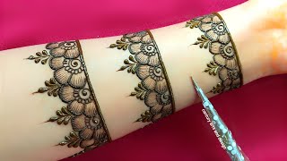 Very beautiful stylish mehndi design  easy mehndi design  mehndi ka design  mehndi design mehndi [upl. by Nolrak523]