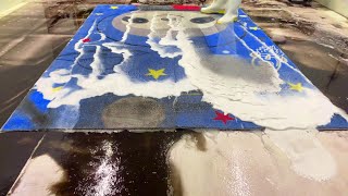 restore baby rug  Wash dirty rug  clean with ASMR [upl. by Jessee558]