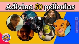 Adivina 50 PELÍCULAS por su PERSOAJE 🍿🎬 ¿Cuánto sabes [upl. by Felske619]