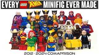 COMPARISON EVERY LEGO XMEN Minifigure Ever Made 2012  2024 [upl. by Eiramanel790]