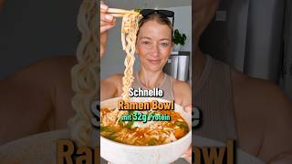 Tofu Ramen Bowl  10 Minuten Rezept zum Abnehmen [upl. by Hama]