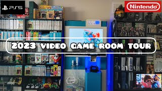 MY 2023 VIDEO GAME ROOM TOUR [upl. by Arratoon]