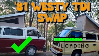 81 Westy TDI Swap [upl. by Aloin]