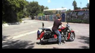 Yamaha xvs Dragstar Classic 650 Modifica Terminali Scarico Originali Exhaust con Fori Demo Sound [upl. by Vanna]