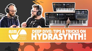 ASM Hydrasynth Deluxe Deep Dive Tip amp Tricks [upl. by Meingoldas]