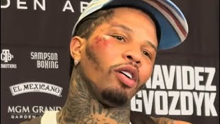 Gervonta Davis SHUTS DOWN Shakur Stevenson QUESTIONS GETS ANNOYED amp says hes NOT DUCKIN amp DODGIN [upl. by Elaen]