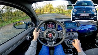 Fiat 500 Hybrid 2024 POV test drive  Acceleration  10 Mild Hybrid 70 hp [upl. by Wincer]