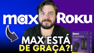 MAX DE GRAÇA NO ROKU Promoção VALE A PENA [upl. by Felicdad]