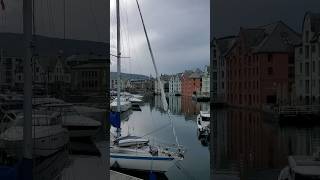 Alesund Norway Exploring Its Historic City Center travel luxurytravel [upl. by Lahsiv]