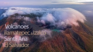 Ilamatepec amp Izalco Volcanoes — Santa Ana El Salvador — 4K [upl. by Ahsinit]