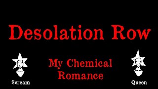 My Chemical Romance  Desolation Row  Karaoke [upl. by Mascia]