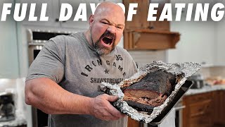 FULL DAY OF EATING ON MY NEW ARM WRESTLING DIET [upl. by Keven]