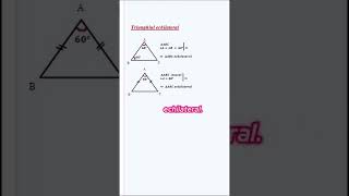 gp25 Triunghiul isoscel cu un unghi de 60 de grade este un triunghi echilateral short shorts [upl. by Earased755]